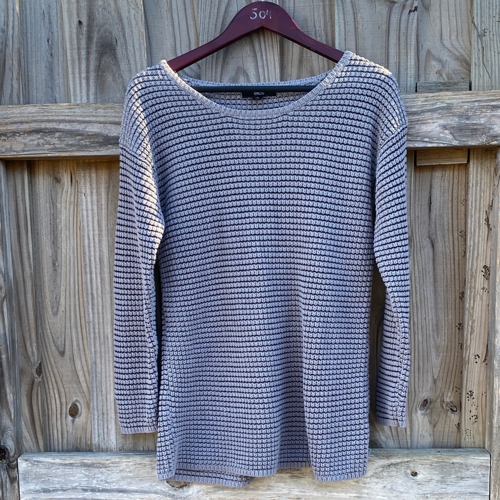Ellos Textured Waffle Knit Sweater Women’s 12 S